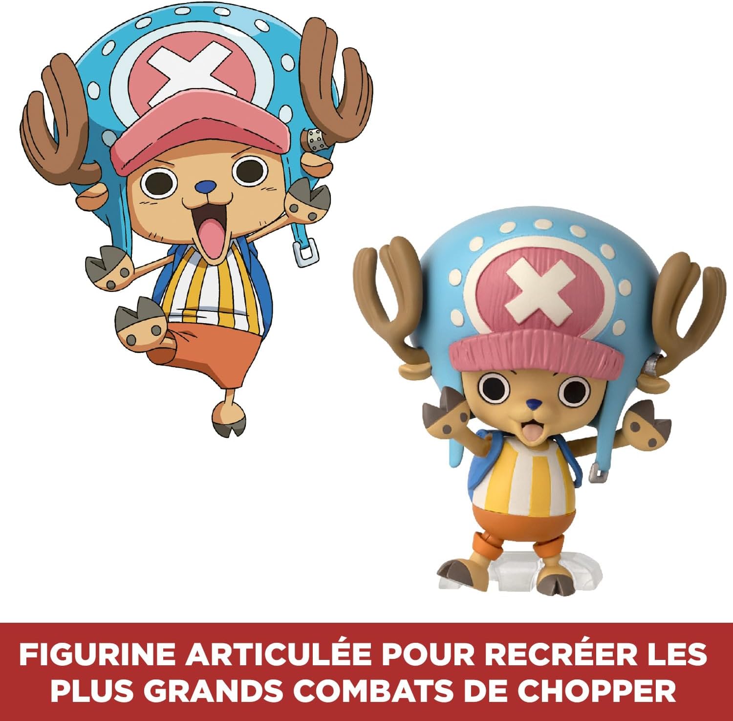 Figurine articulée Tony Tony Chopper One Piece avec accessoires 7 cm – Image 3
