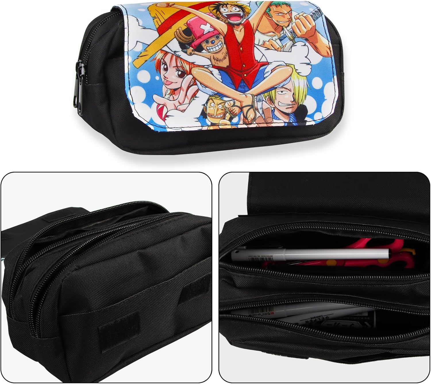 Trousse One Piece grande capacité couleur Schwarz – Image 3