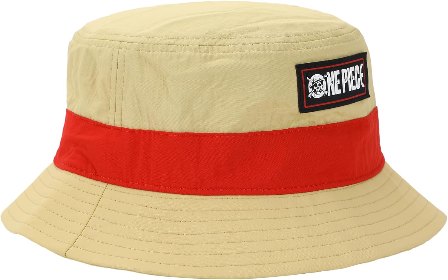 Chapeau bucket tan Ace One Piece Live Action adulte avec poche latérale – Image 3