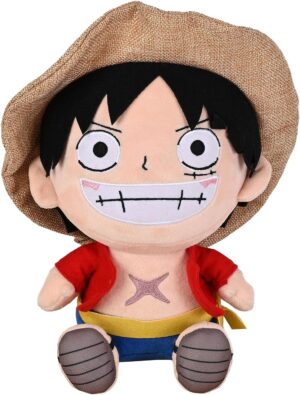 Peluche One Piece Monkey D. Luffy 20 cm en polyester