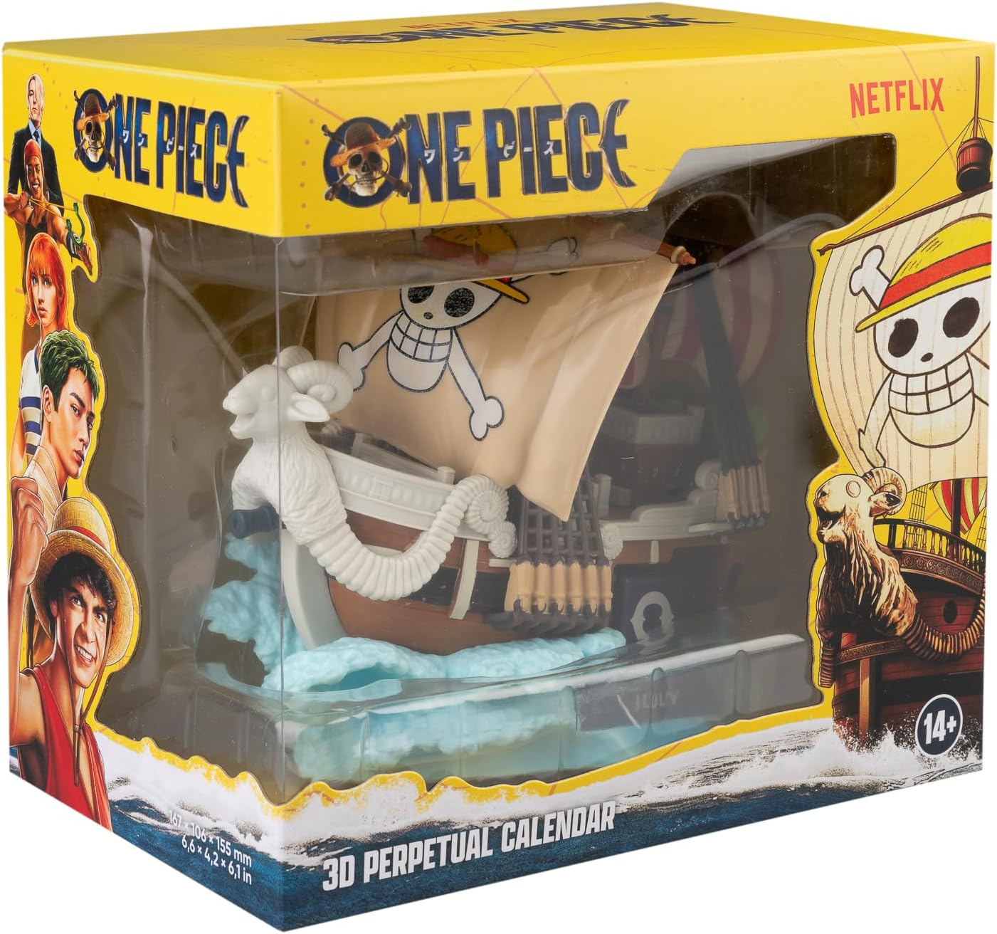 Calendrier perpétuel One Piece Vogue Merry à blocs interchangeables – Image 2