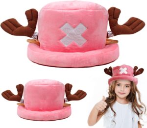 Bonnet cosplay Chopper One Piece en peluche d’hiver