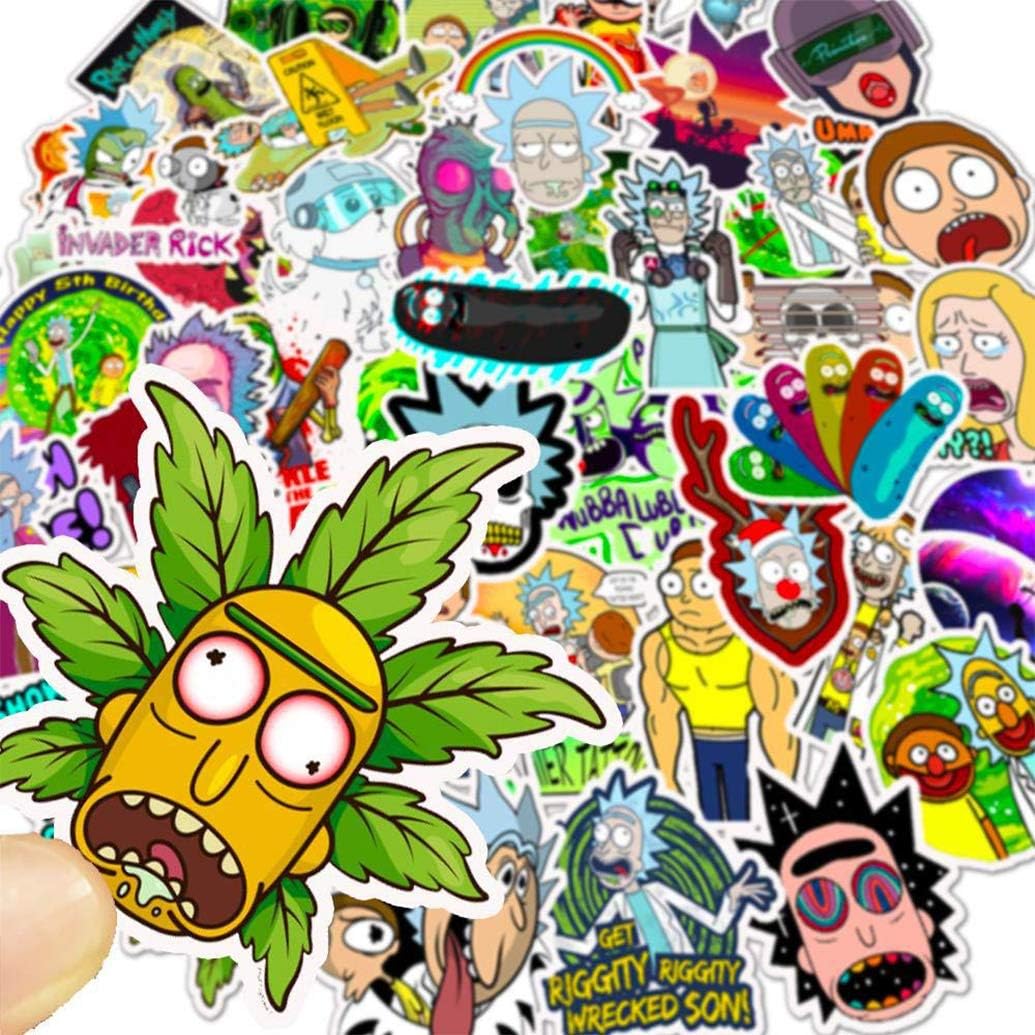 Pack de 50 autocollants One Piece vinyliques imperméables Cartoon Design – Image 3