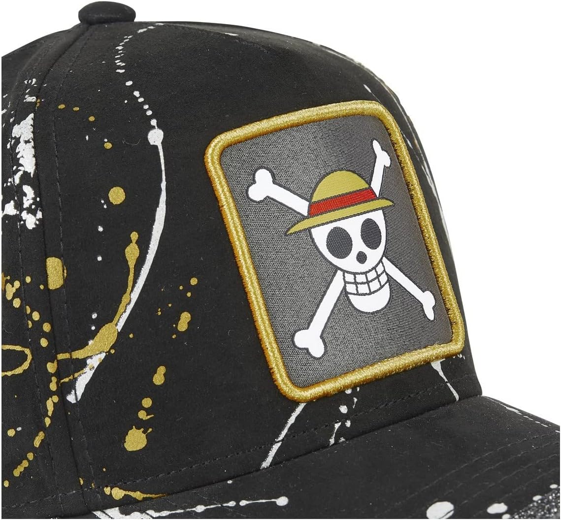 Casquette baseball One Piece noire taille unique pour homme et femme – Image 3
