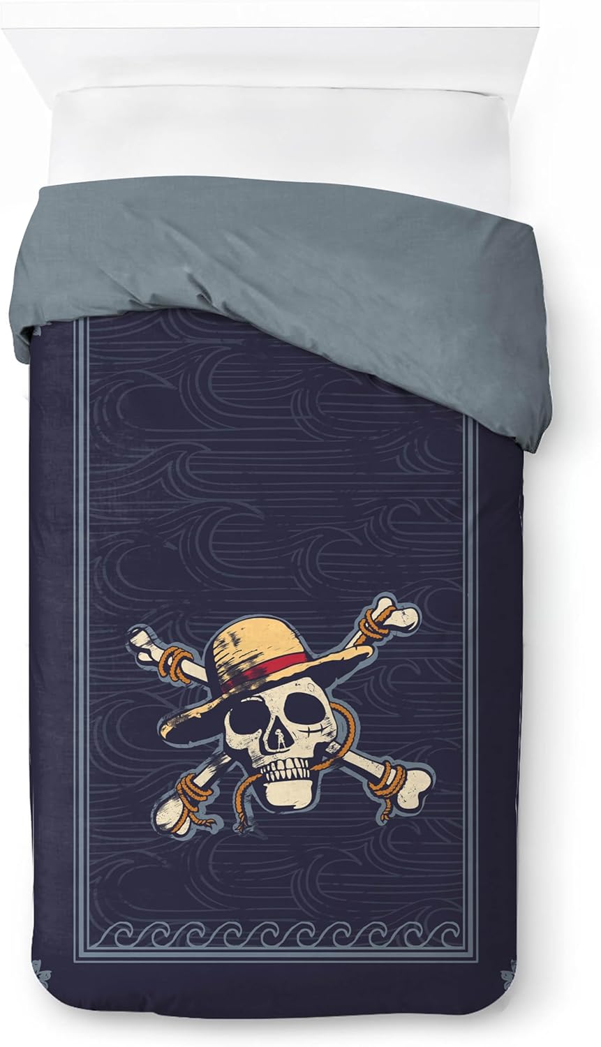 Housse de couette One Piece Luffy D. Monkey 100% coton lit simple – Image 2