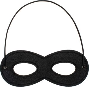 Masque noir Bandit Zoro One Piece pour enfants et adultes