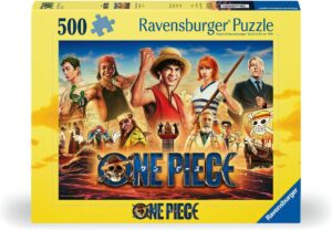 Puzzle One Piece 500 pièces Luffy et les Pirates du Chapeau de Paille