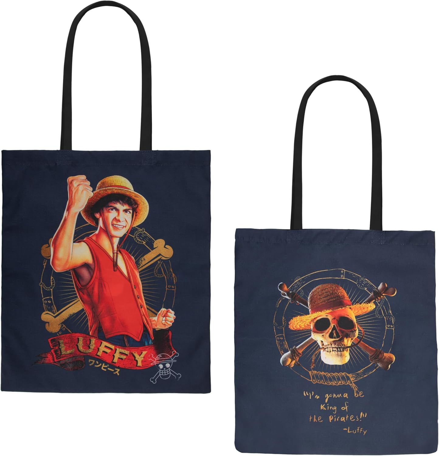 Tote bag One Piece Luffy 42 x 38 cm