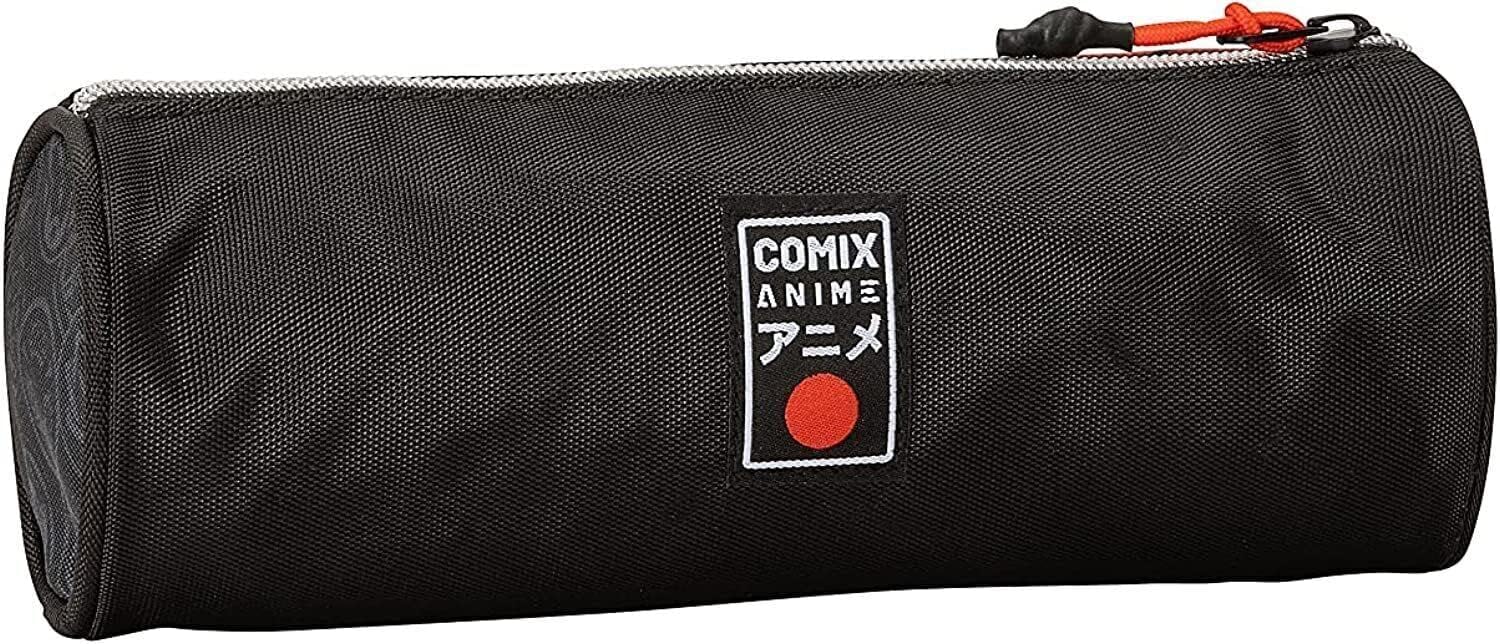 Trousse scolaire ronde One Piece Comix Anime noire zippée – Image 3