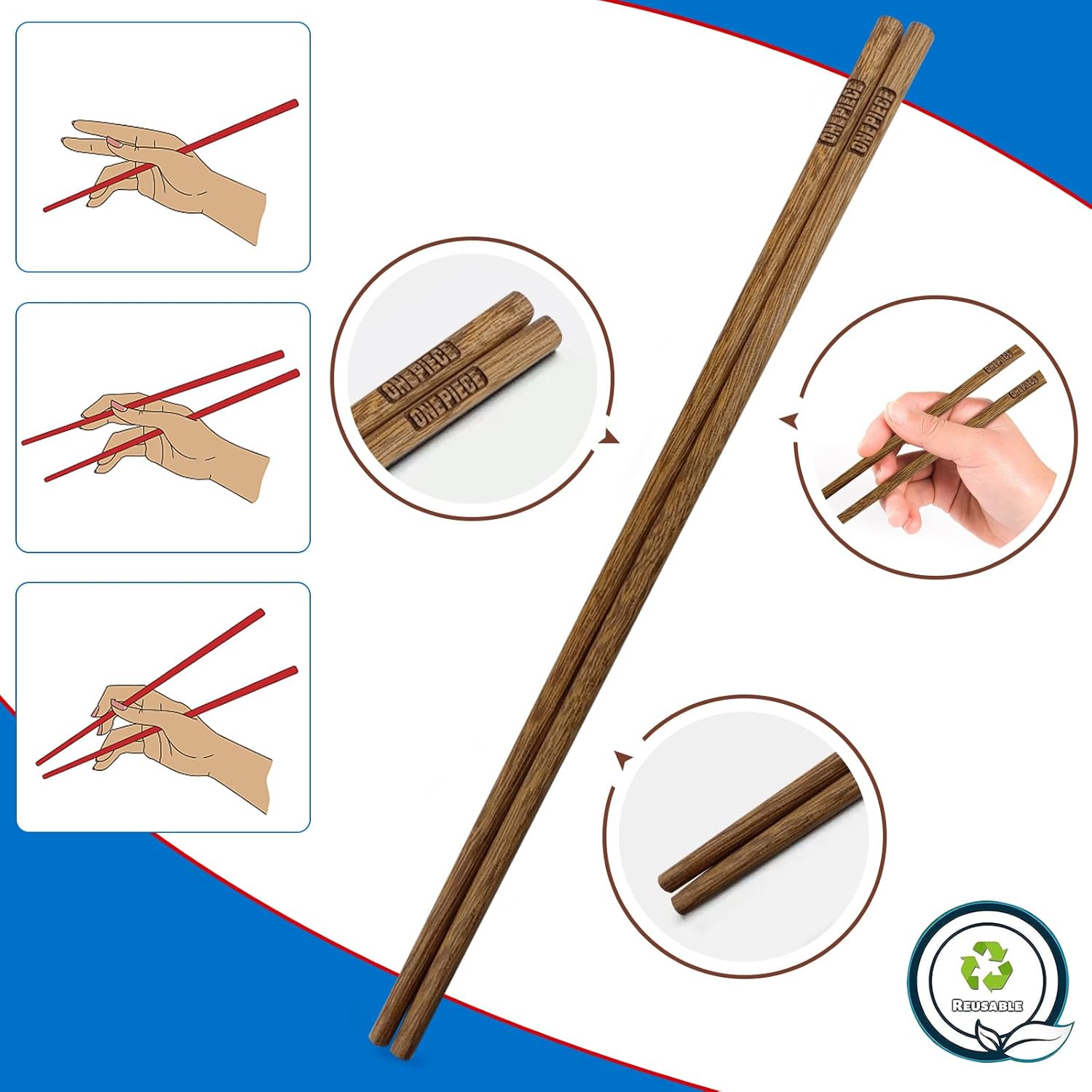 Bol ramen One Piece Ace B avec baguettes – Image 3