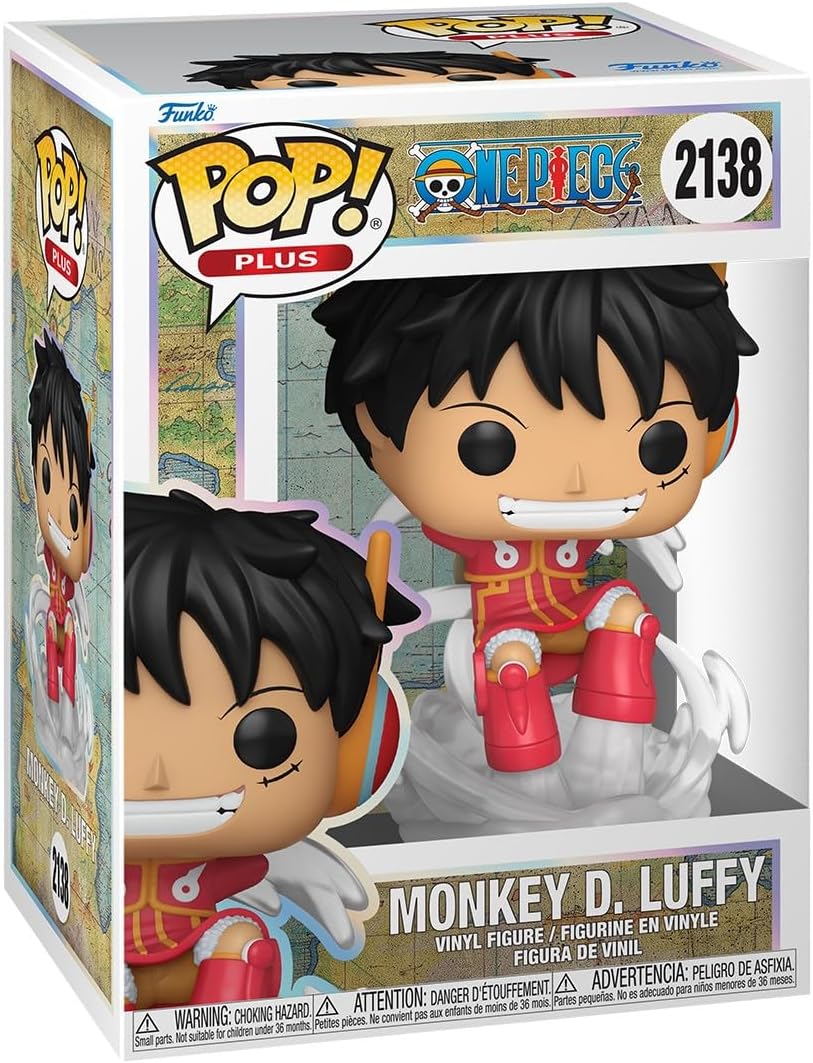 Figurine vinyle Funko Pop! Plus One Piece Monkey D. Luffy Egg 9,5 cm