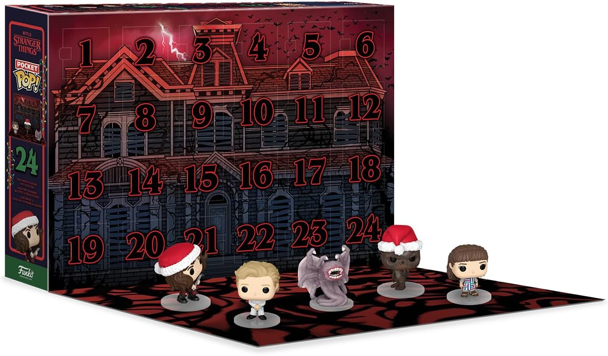 Calendrier de l’avent Stranger Things 2024 avec 24 mini figurines en vinyle – Image 2