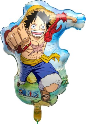 Ballon aluminium One Piece Monkey Luffy 34.6 x 45 cm