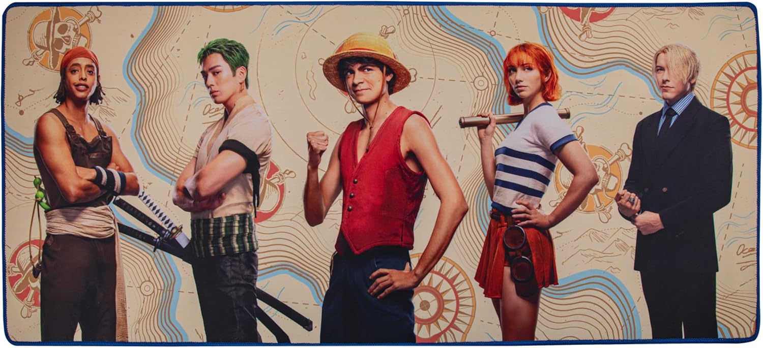 Tapis de bureau One Piece 80 x 35 cm, style Équipage du Chapeau