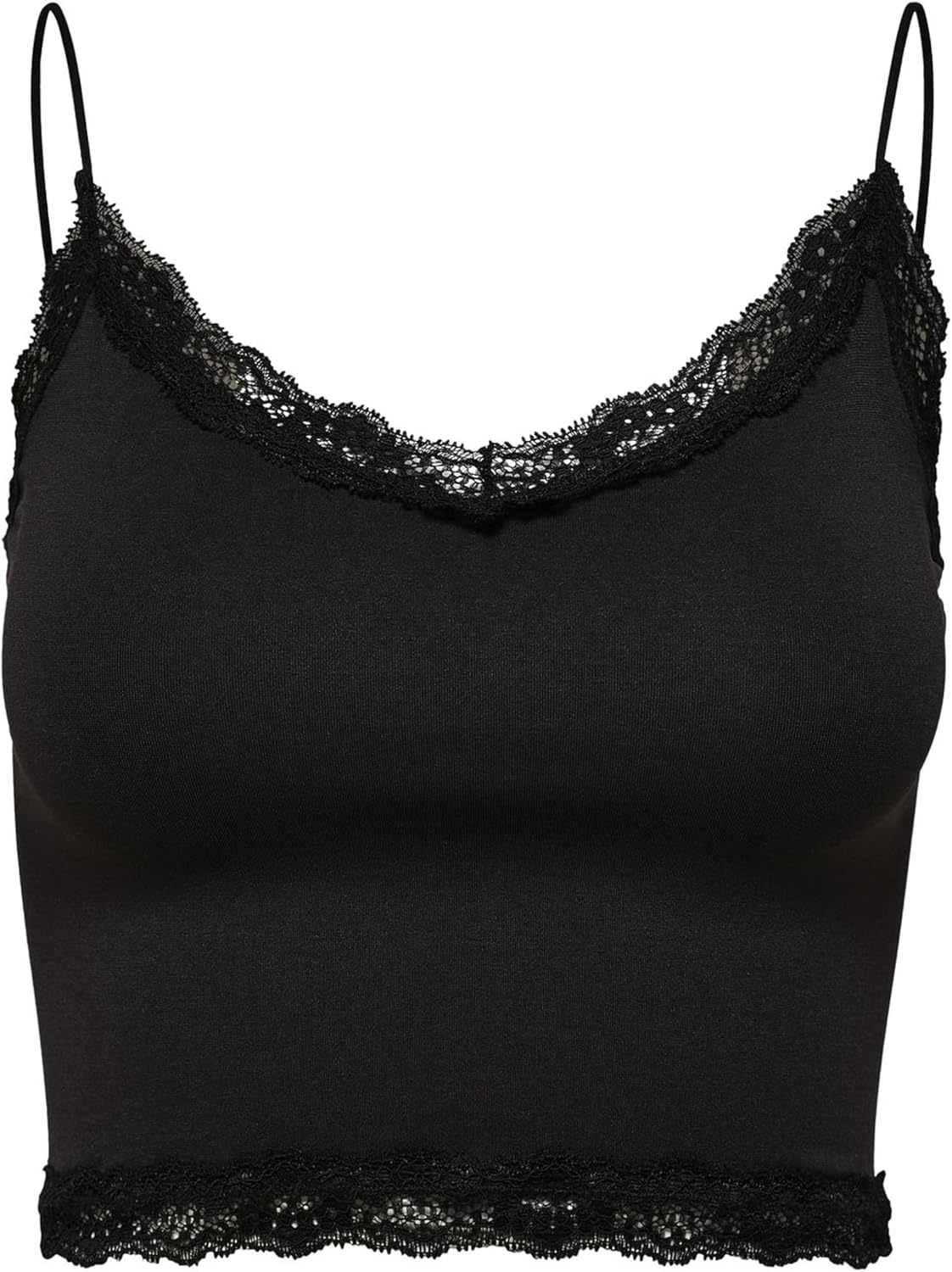 Crop top femme One Piece raccourci avec dentelle