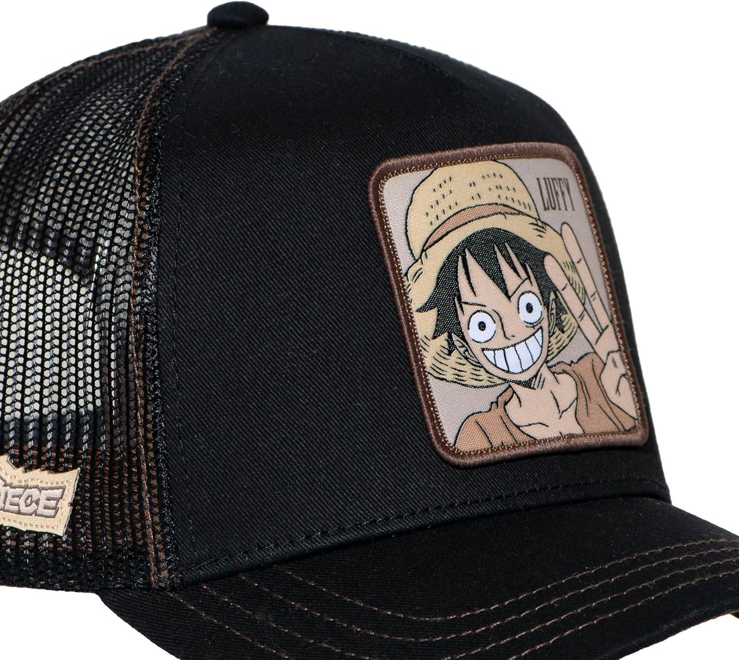 Casquette camionneur noire réglable Luffy One Piece Capslab – Image 5