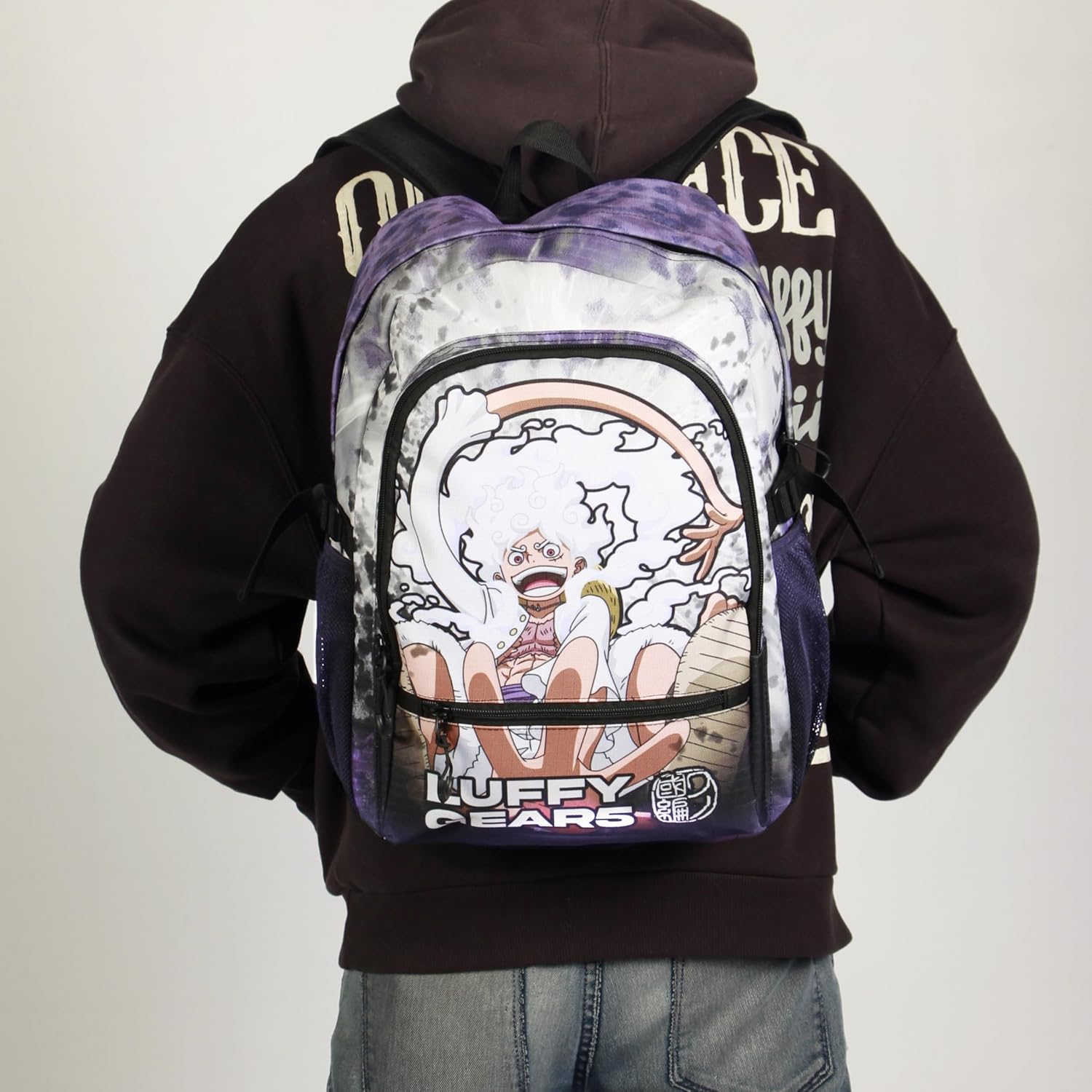 Sac à dos lilas One Piece Luffy Gear 5 Fight FAN 2.2, 24 L – Image 7
