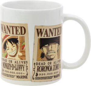 Mugs Wanted One Piece 325 ML en carton de 6