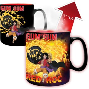 Mug thermo-réactif One Piece Luffy contre Kaido