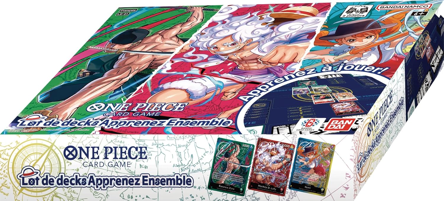 Coffret d'initiation One Piece Asmodee avec 3 decks Luffy, Nami et Zoro – Image 2