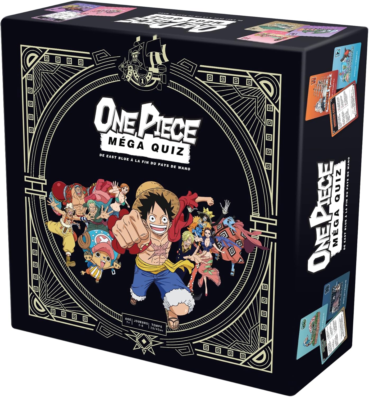 One Piece Le Méga Quiz Topi Games, jeu de société pour 2 à 8 joueurs