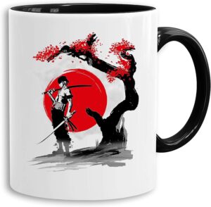Mug One Piece Zoro blanc imprimé des 2 côtés
