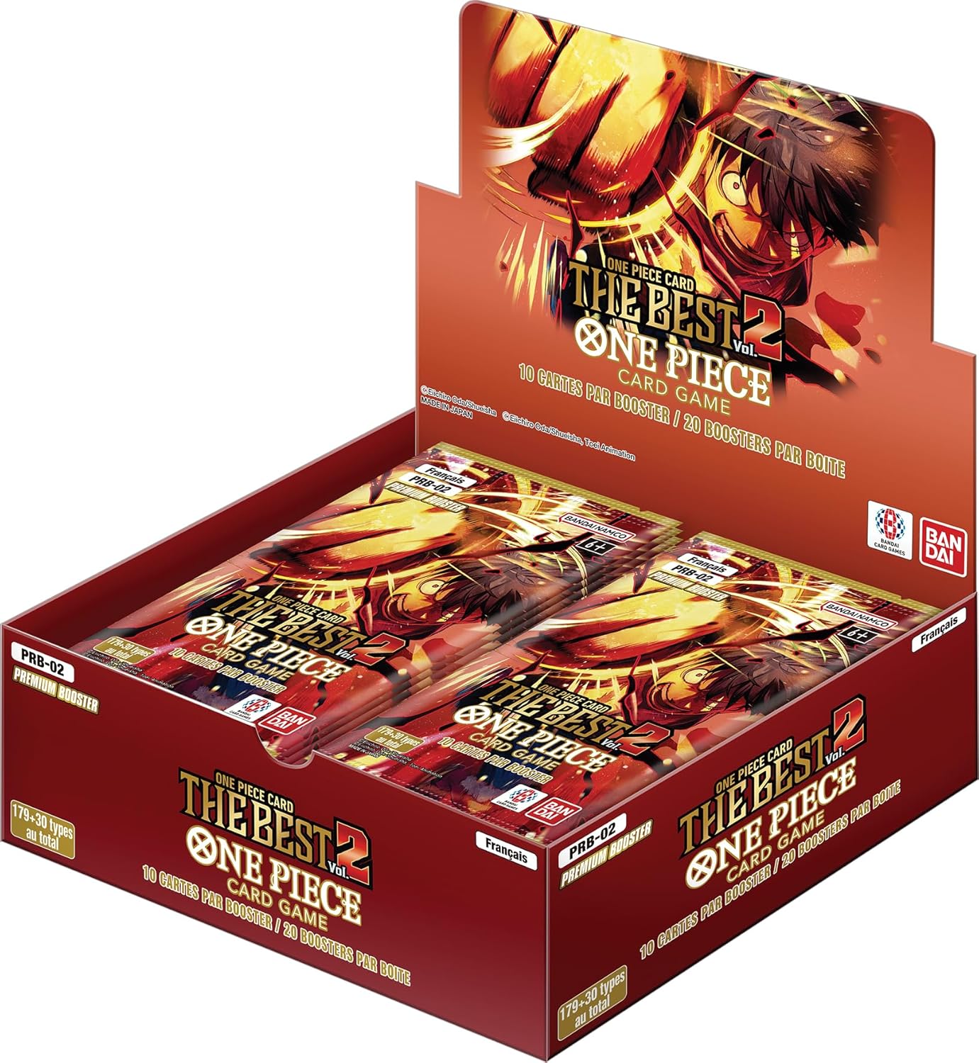 One Piece OP02 Premium Booster Volume 2 en français, cartes Bandai – Image 2