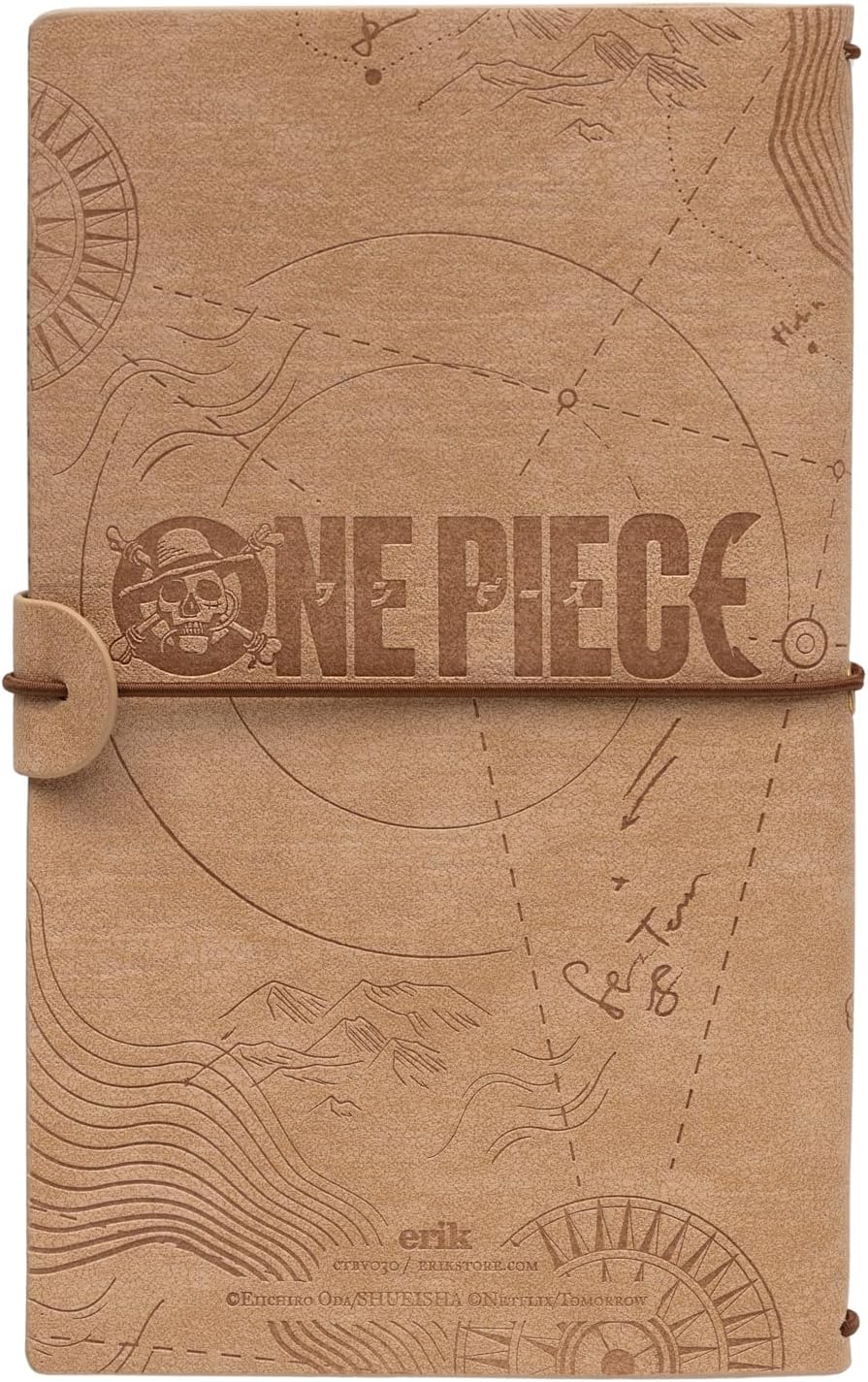 Ensemble carnet de voyage One Piece 2 en 1 en simili cuir – Image 2