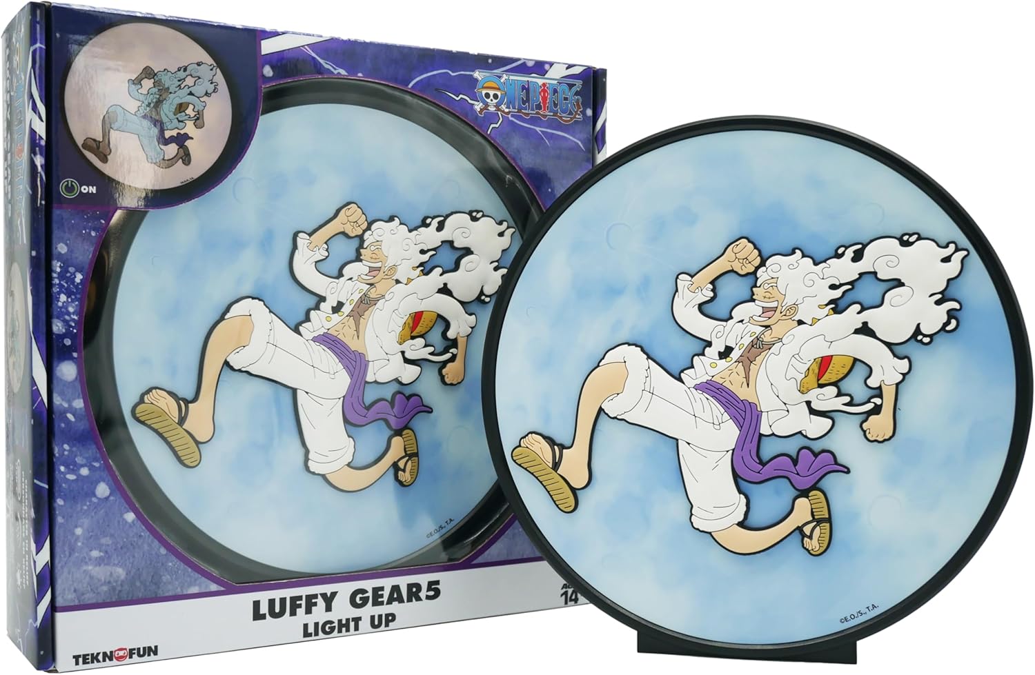 Veilleuse One Piece Luffy Gear 5 lumineuse 20 cm USB-C – Image 7