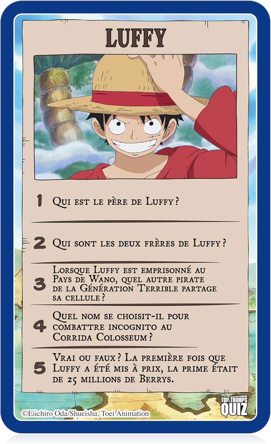 Quiz One Piece avec Luffy, jeu de cartes dès 12 ans – Image 8