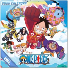 Calendrier mural One Piece 2026 mensuel 30 x 60 cm