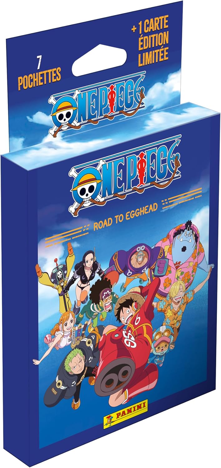 Blister Panini One Piece Road to Egghead avec 7 pochettes et 1 carte édition limitée – Image 2