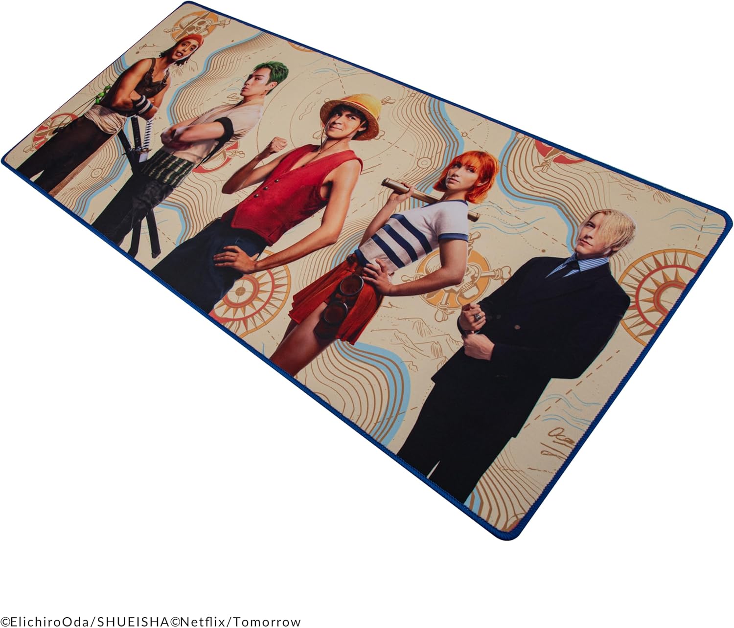 Tapis de bureau One Piece 80 x 35 cm, style Équipage du Chapeau – Image 2