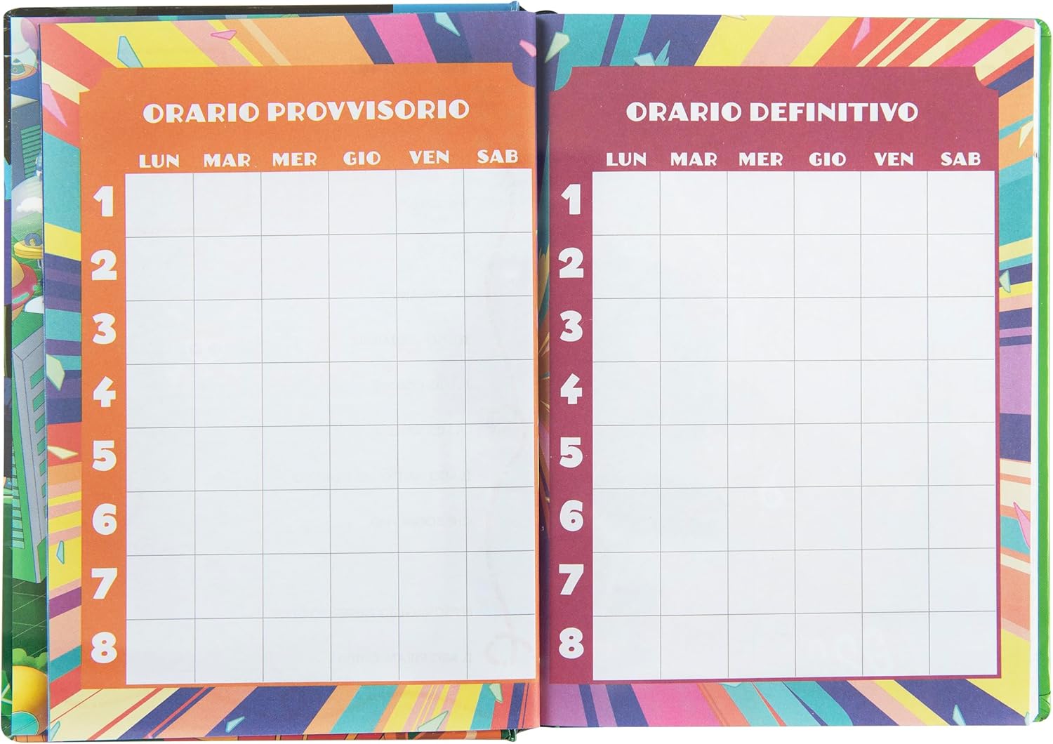 Agenda scolaire One Piece 12 mois avec couverture rembourrée – Image 6
