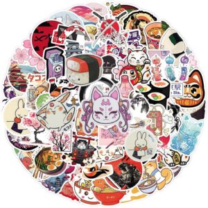 Stickers One Piece x110 en vinyle pour ordinateur portable et valise