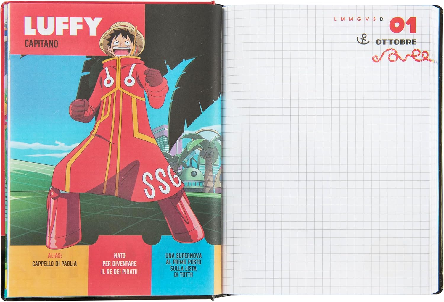 Agenda scolaire One Piece 12 mois, 320 pages couleur 13 x 31 – Image 7
