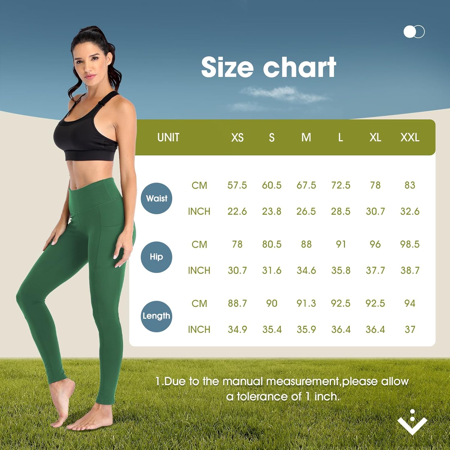 Legging One Piece taille haute avec poches GI188 – Image 5