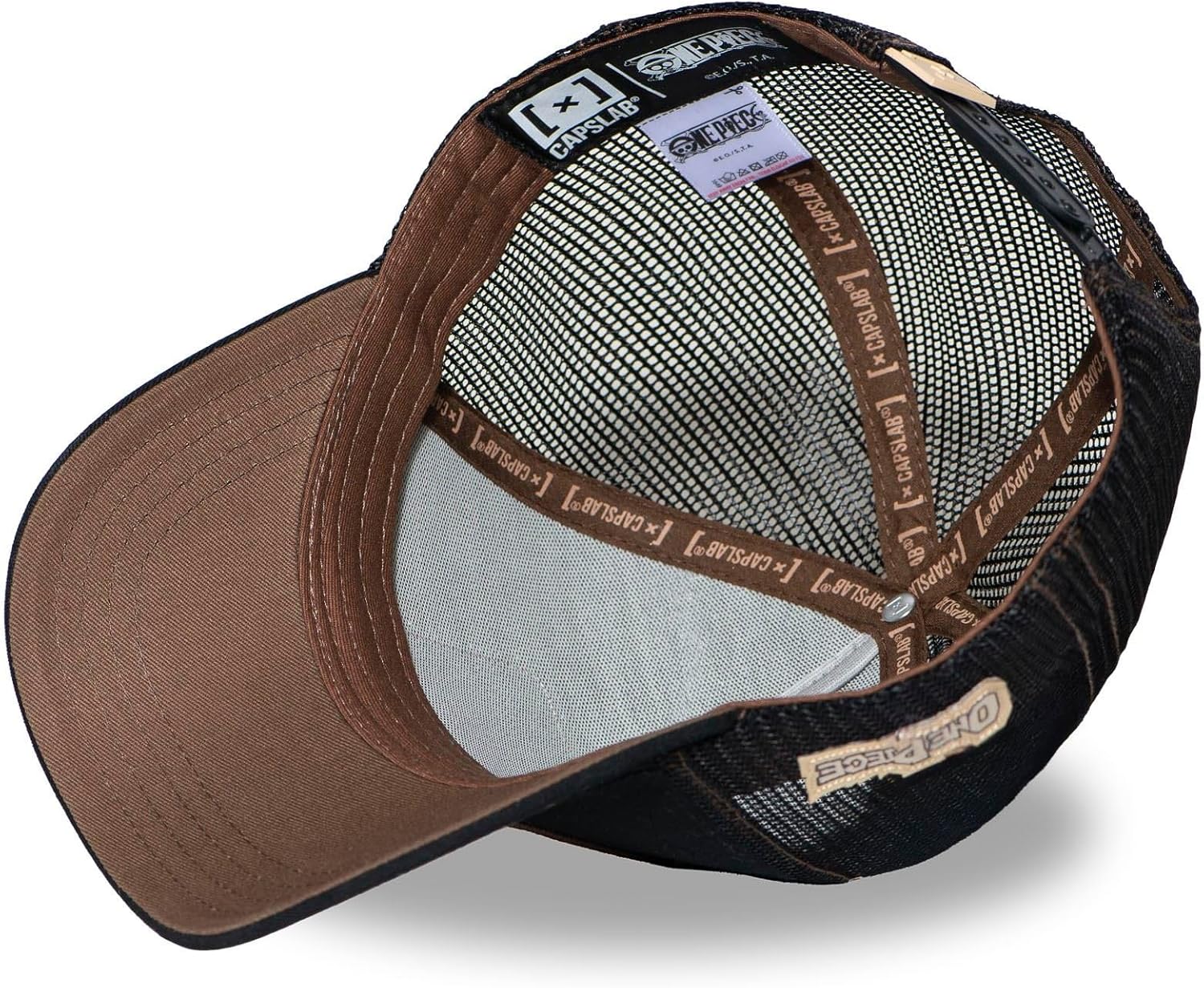 Casquette camionneur noire réglable Luffy One Piece Capslab – Image 6