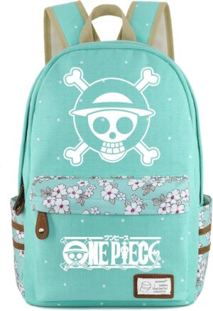 Sac à dos One Piece Roffatide 16 L en toile avec logo lumineux vert