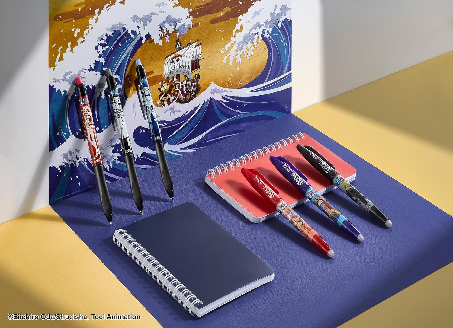 Coffret PILOT x ONE PIECE édition limitée avec 3 FriXion Ball, 3 FriXion Ball Plus et 4 stickers – Image 7