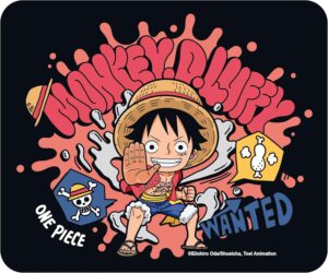Tapis de souris One Piece Luffy Chibi souple 21 x 22 cm