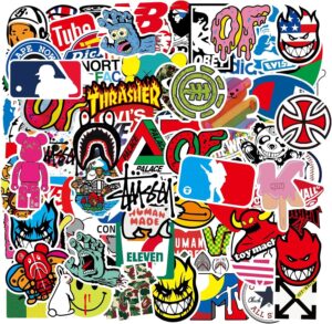 Lot de 101 autocollants One Piece en vinyle imperméable