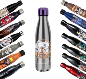 Gourde isotherme One Piece 500 ml en acier inoxidable, Luffy Gear 5 Running