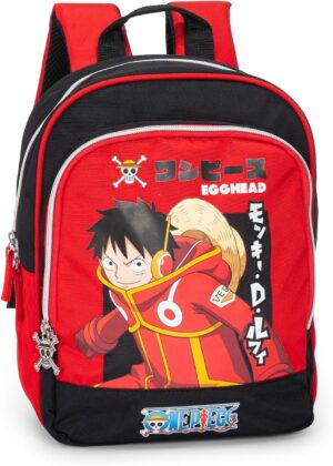 Sac à dos maternelle One Piece rouge 23 x 30H x 10 cm