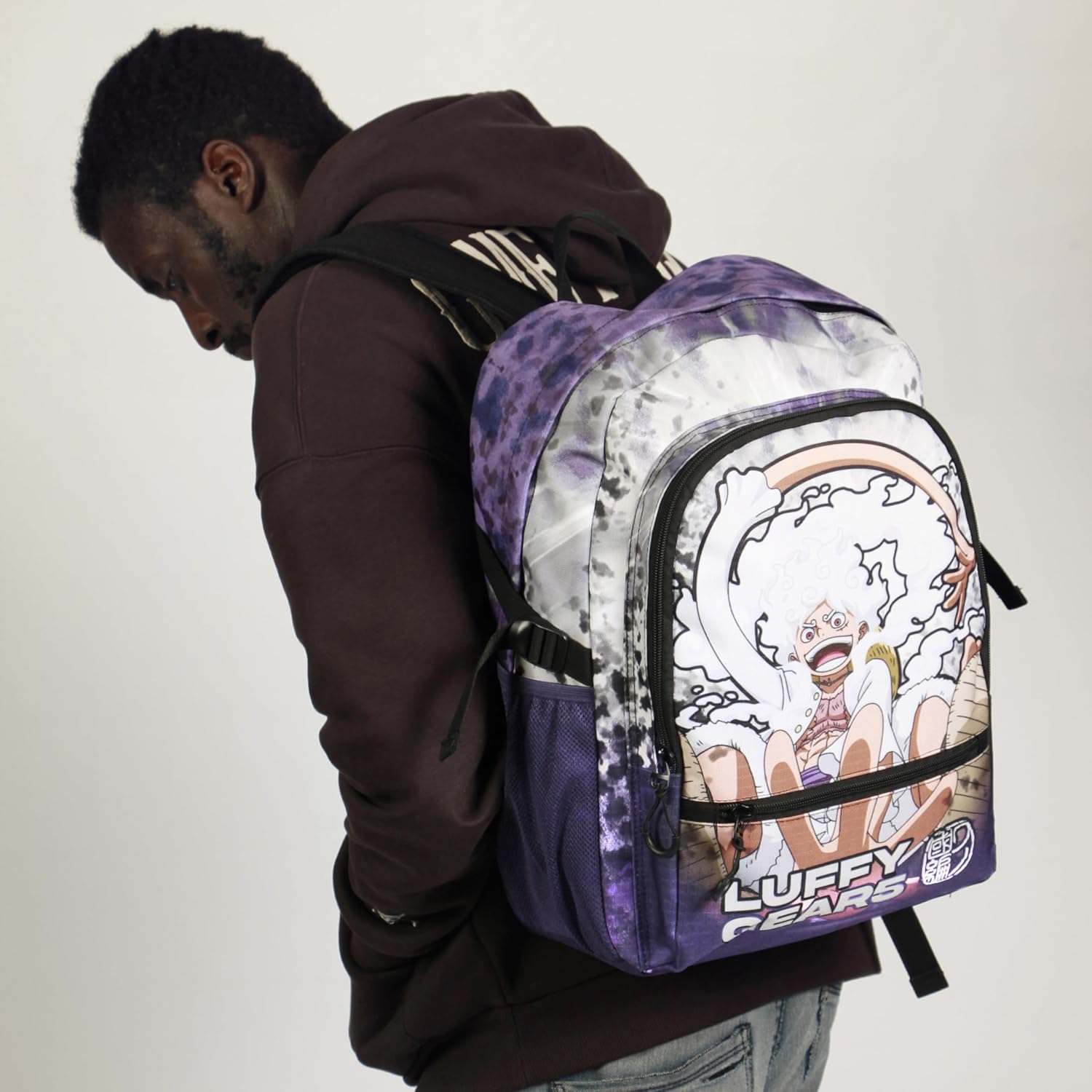 Sac à dos lilas One Piece Luffy Gear 5 Fight FAN 2.2, 24 L – Image 6