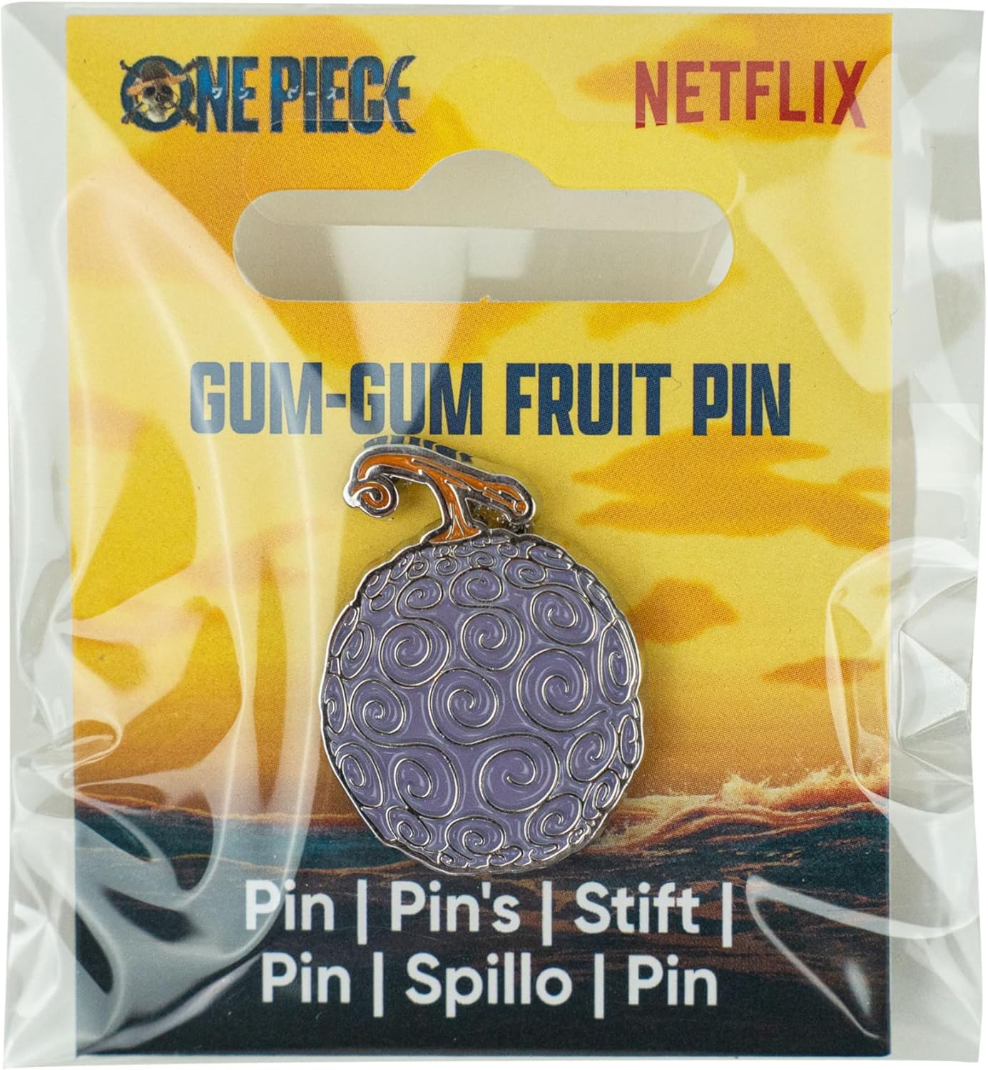 Broche pin Fruit du Démon Gum-Gum One Piece – Image 2
