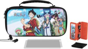 Starter Kit gaming One Piece bleu pour Nintendo Switch, Lite et OLED