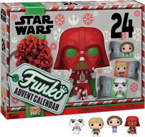 Calendrier de l'Avent Star Wars Dark Vador avec 24 mini-figurines en vinyle