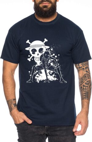T-shirt homme One Piece Luffy Gear 2 avec Ruffy Angry et Zoro