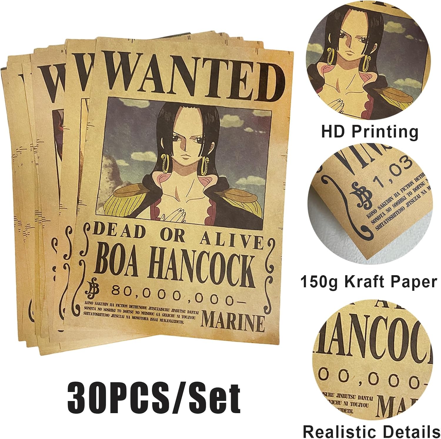 30 affiches One Piece Chapeau de Paille 28,5 x 19 cm – Image 3